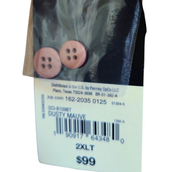 J. Ferrar X Jason Bolden Mens 2XLT Dusty Mauve Shirt Jacketsz 2xl. - Picture 4 of 6